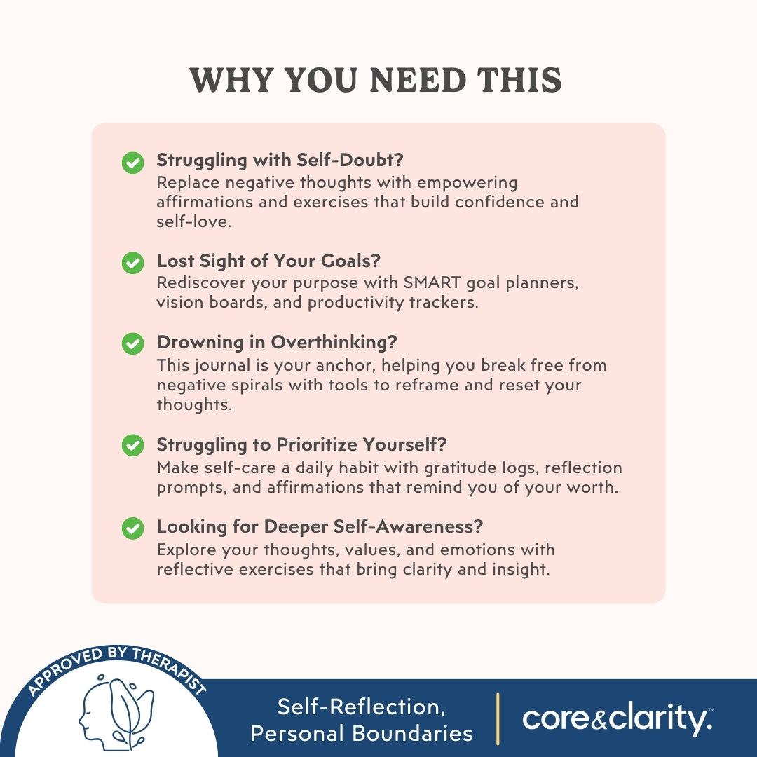 Mental Wellness Planner Pack | Prioritize Self-Care & Peace