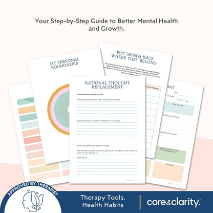 Mental Wellness Planner Pack | Prioritize Self-Care & Peace